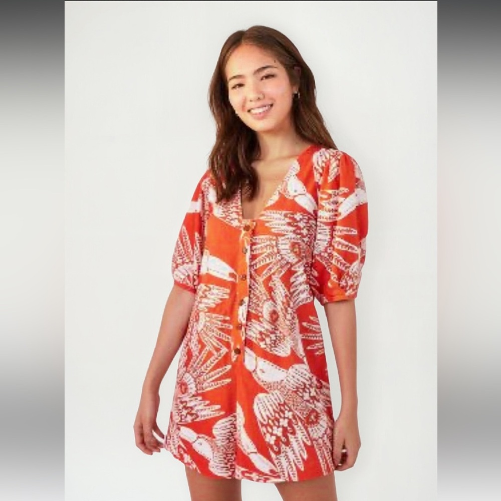 FARM Rio Brazilian Toucans Printed Romper – Size XL